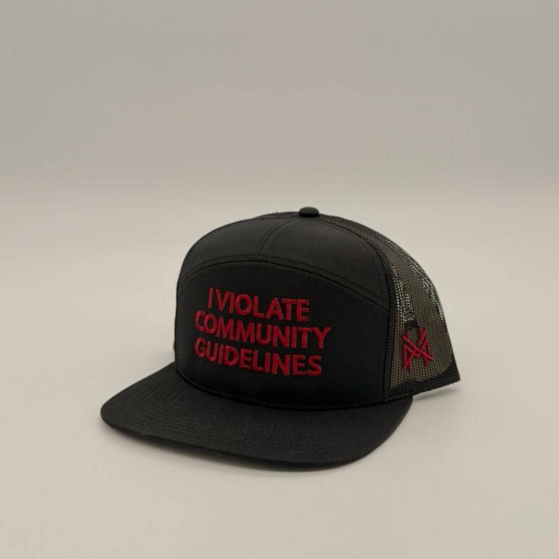 I Violate Community Guidelines Hat