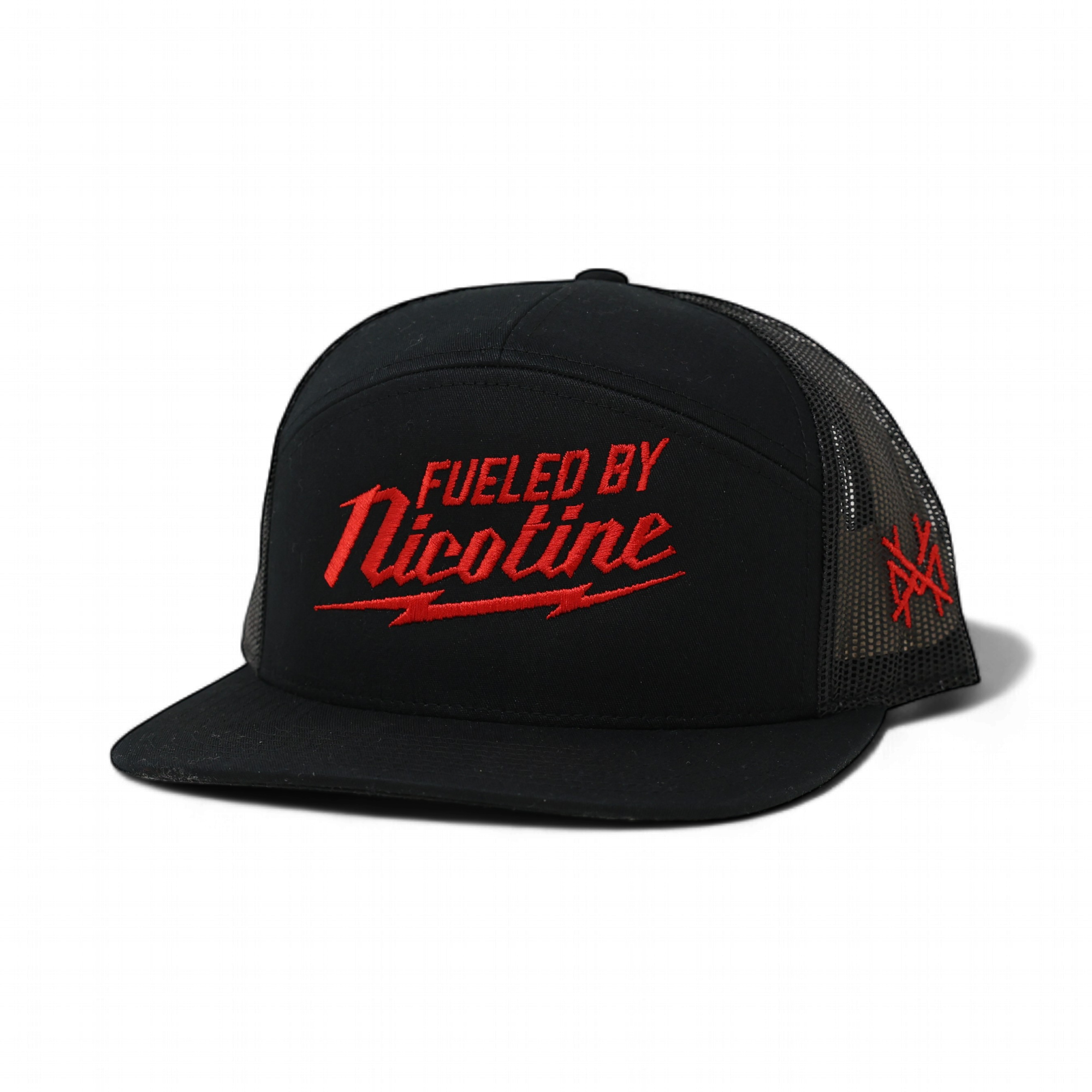 Fueled by Nicotine Trucker Hat