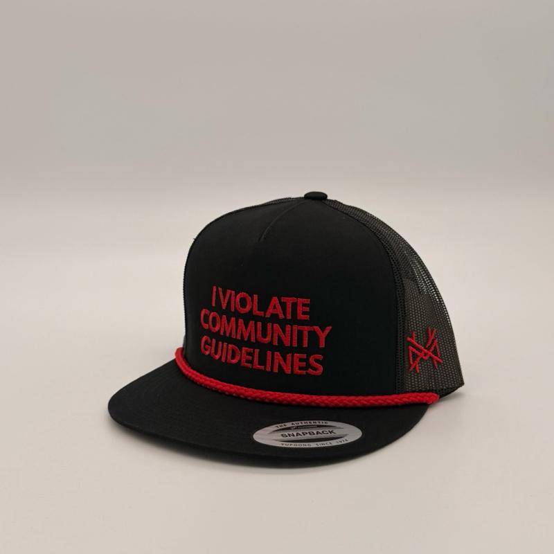 I Violate Community Guidelines Hat