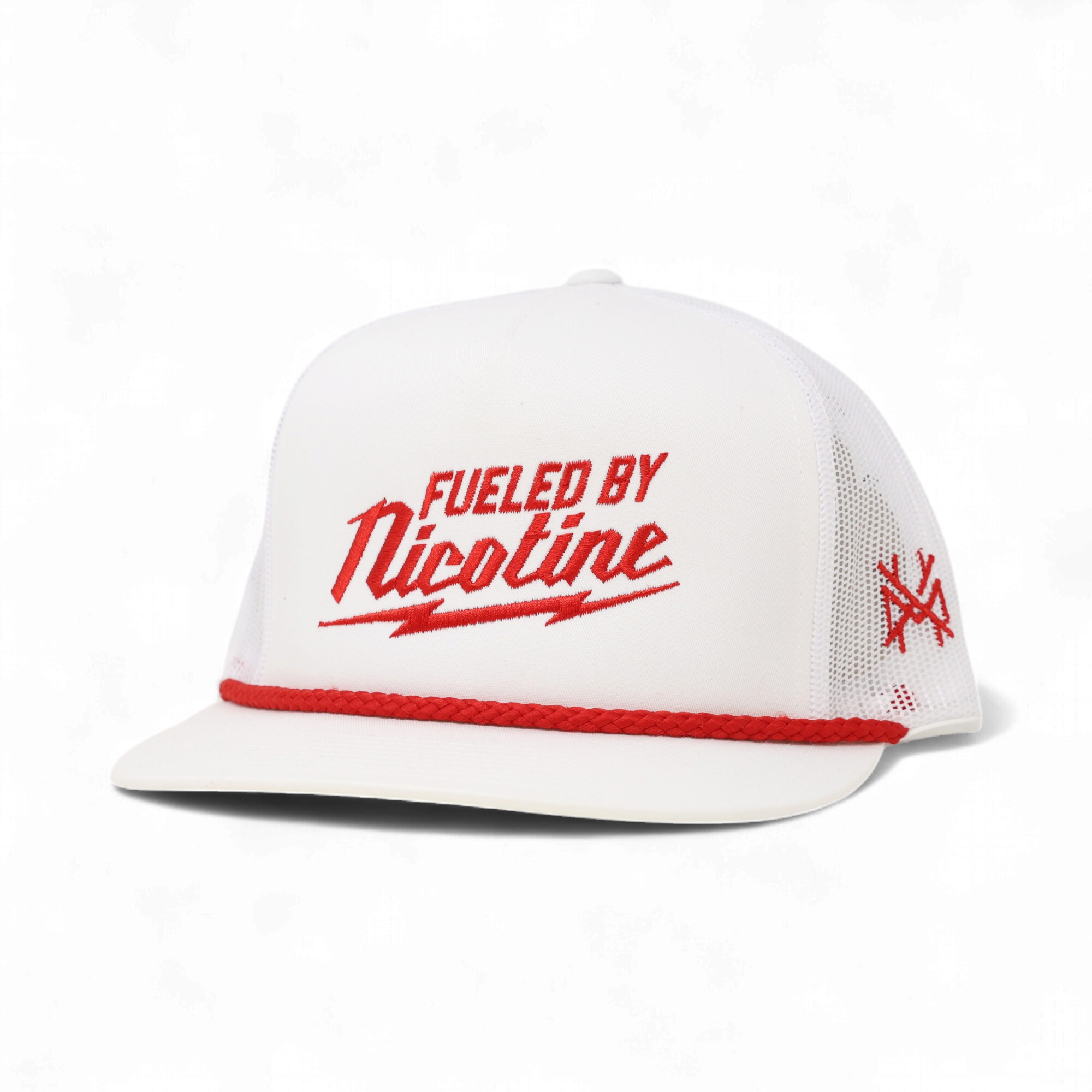 Fueled by Nicotine Trucker Hat