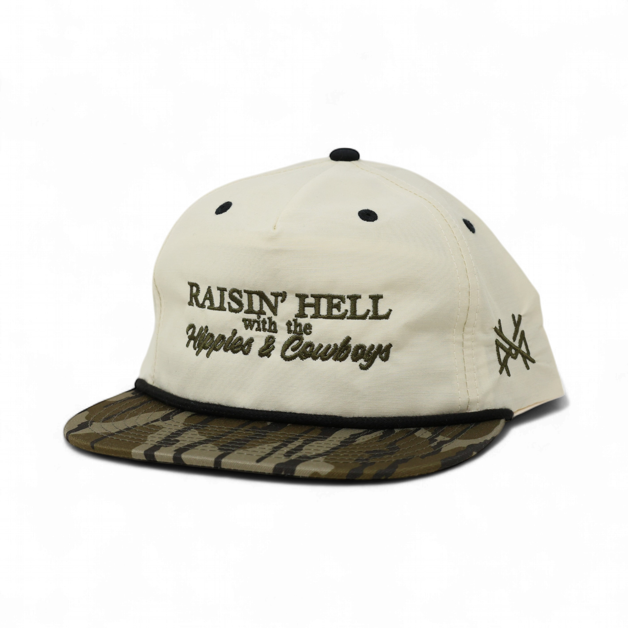 Raising Hell with the Hippies and Cowboys Trucker Hat