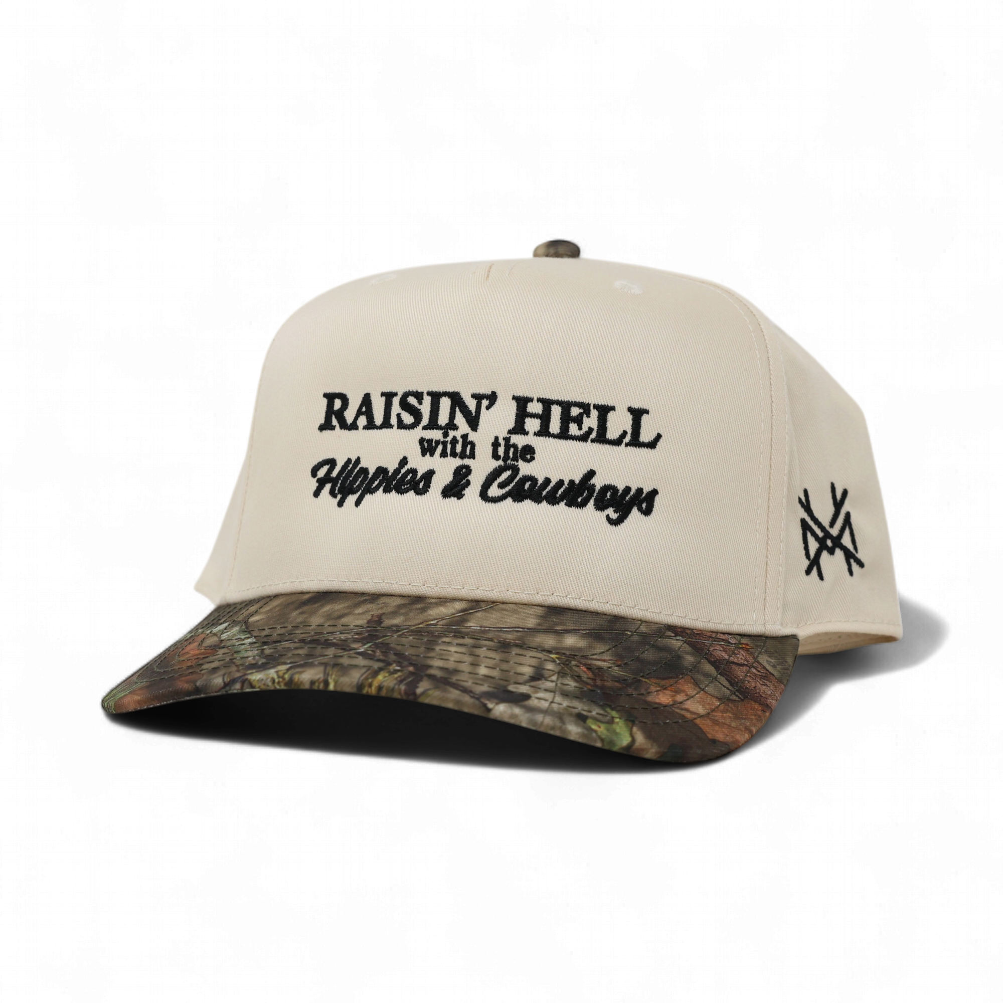 Raising Hell with the Hippies and Cowboys Trucker Hat