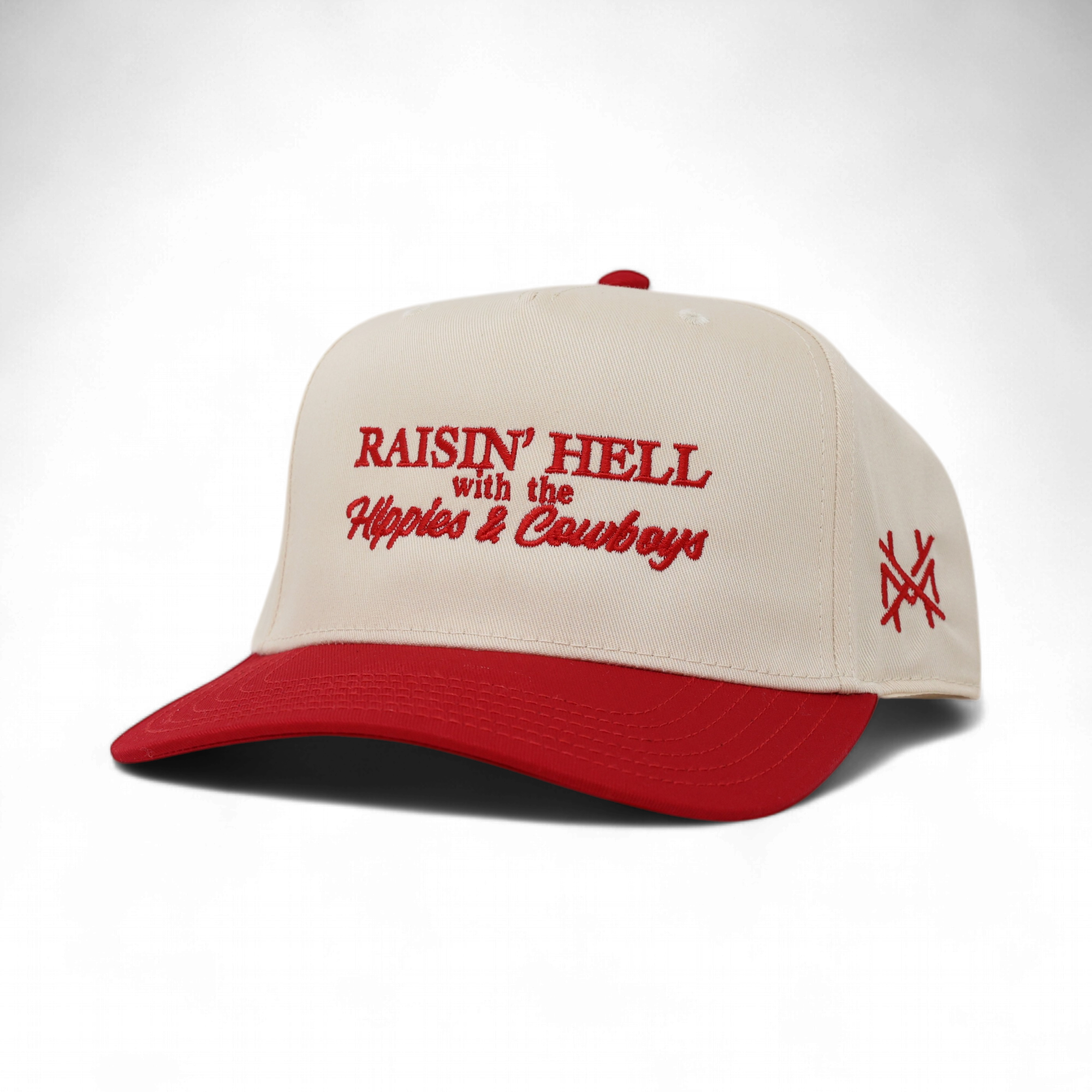 Raising Hell with the Hippies and Cowboys Trucker Hat