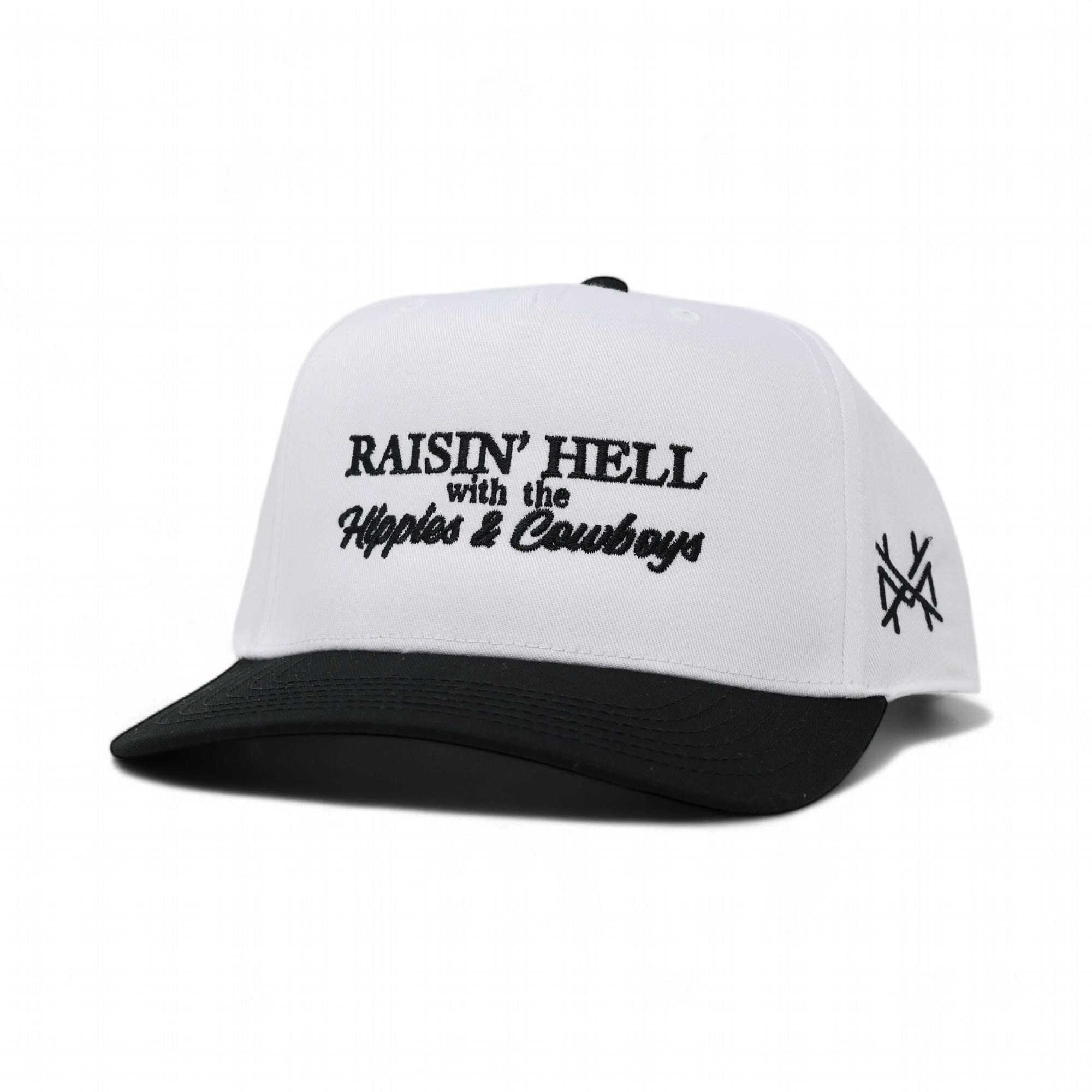 Raising Hell with the Hippies and Cowboys Trucker Hat