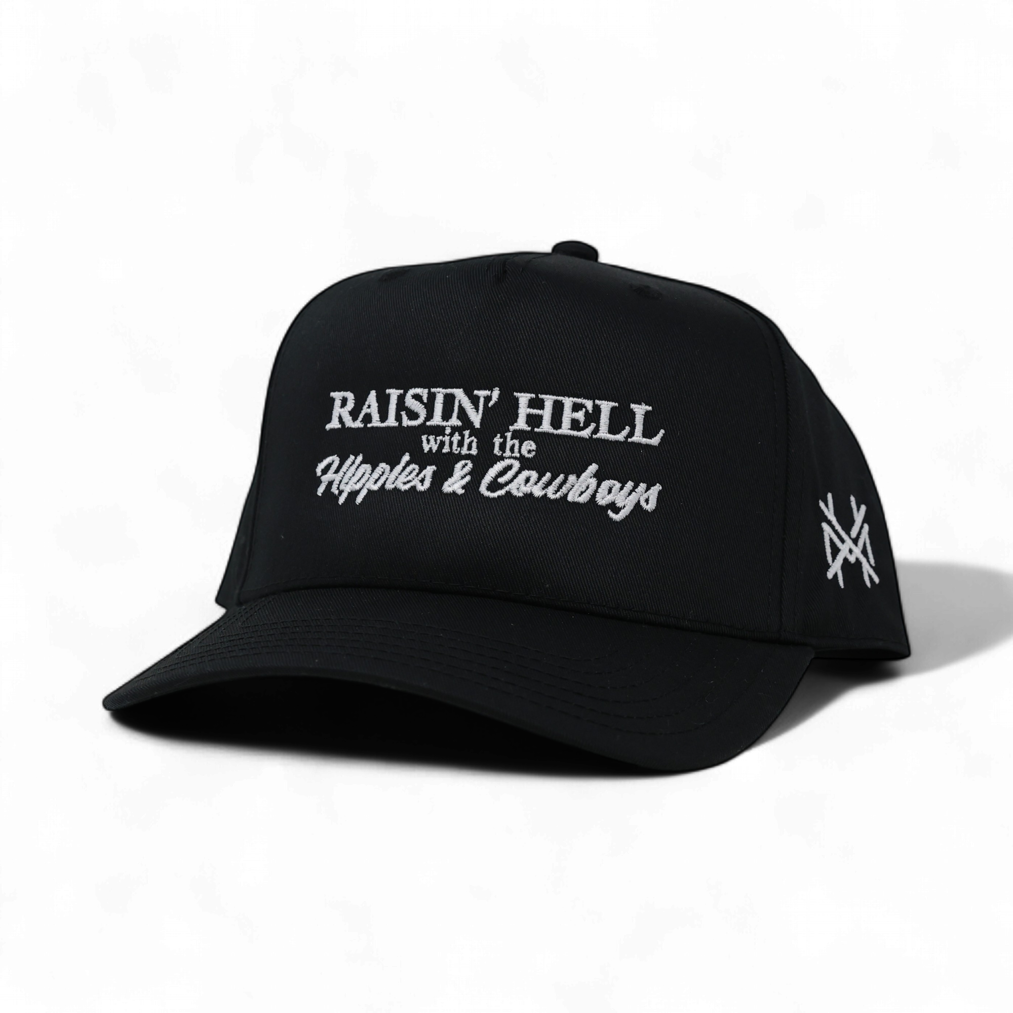 Raising Hell with the Hippies and Cowboys Trucker Hat