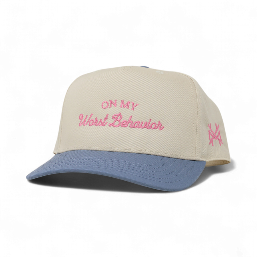 On My Worst Behavior Trucker Hat