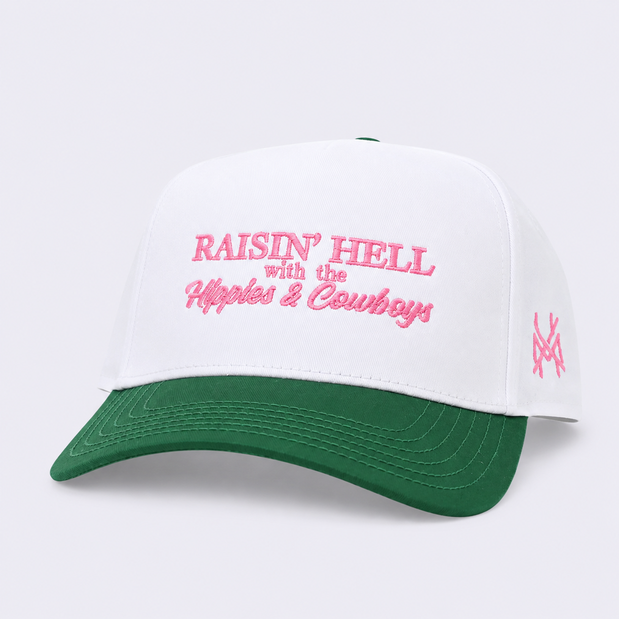 Raising Hell with the Hippies and Cowboys Trucker Hat