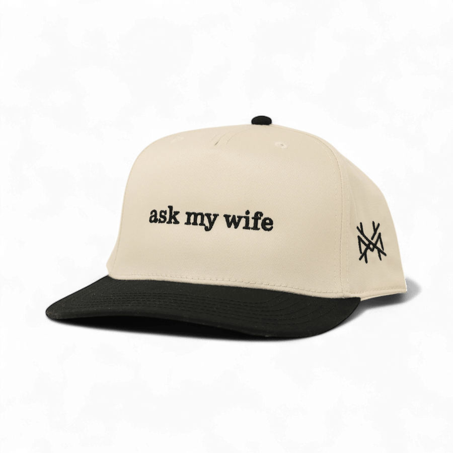 Ask my wife Snapback Hat | madhatter