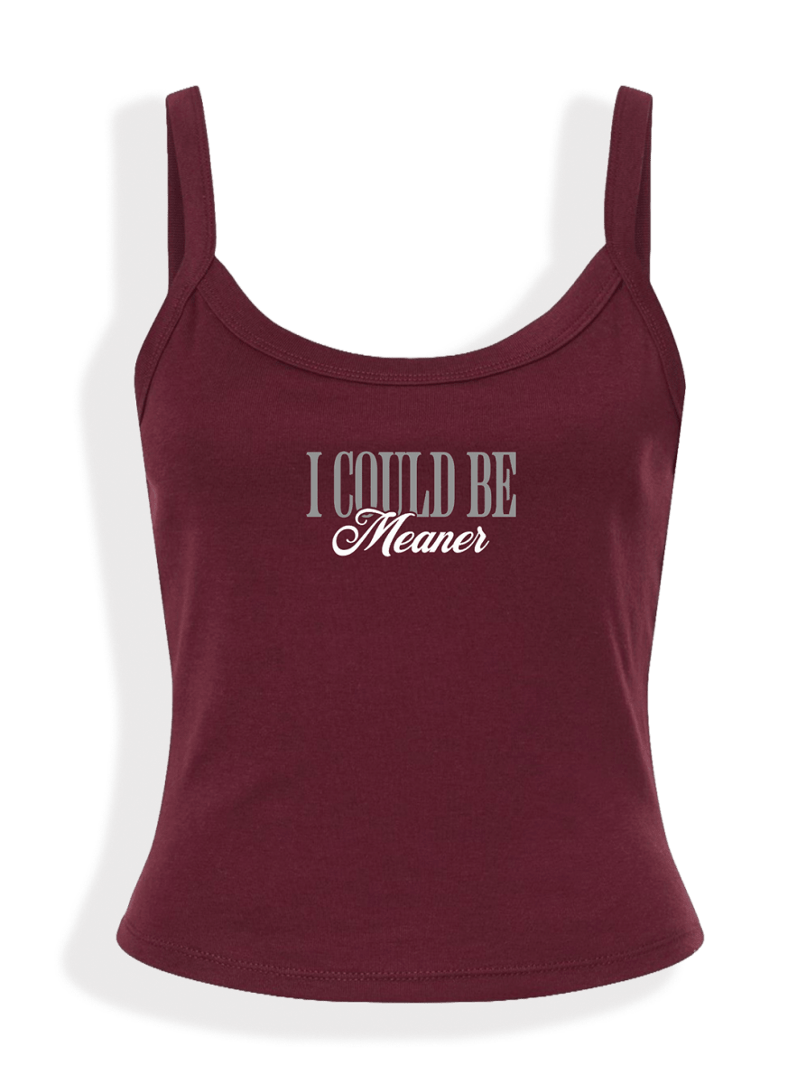 I Could Be Meaner Tank Top | madhatter