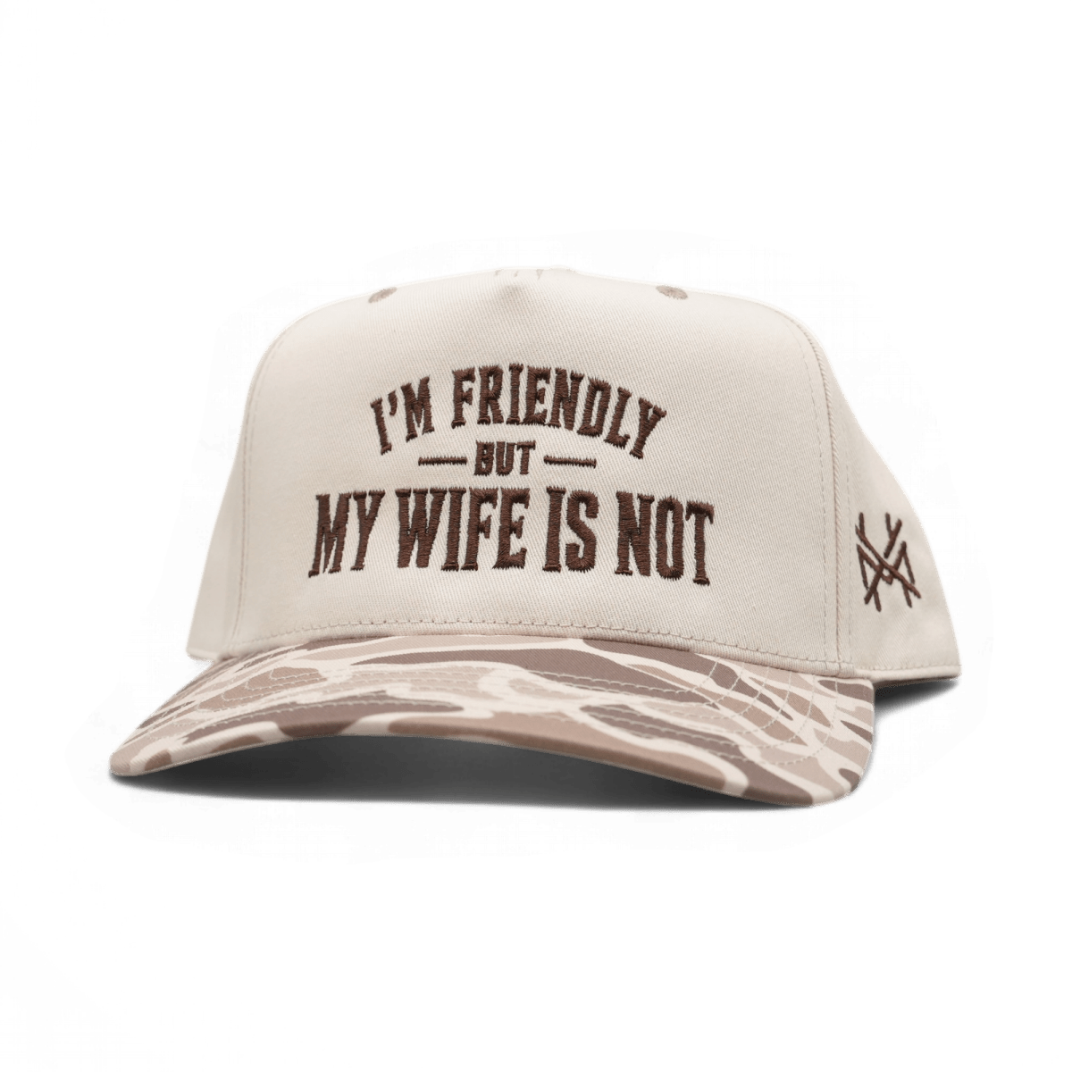I'm Friendly My Wife is Not Snapback Hat | madhatter