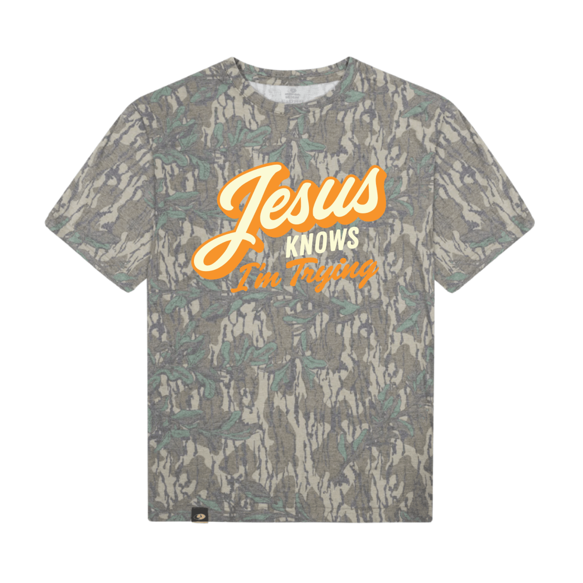 Jesus Knows I'm Trying T-Shirt - The Mad Hatter Company