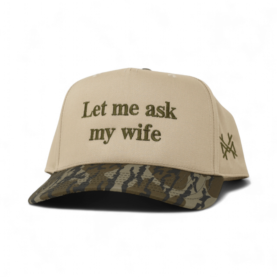 Let Me Ask My Wife Trucker Hat
