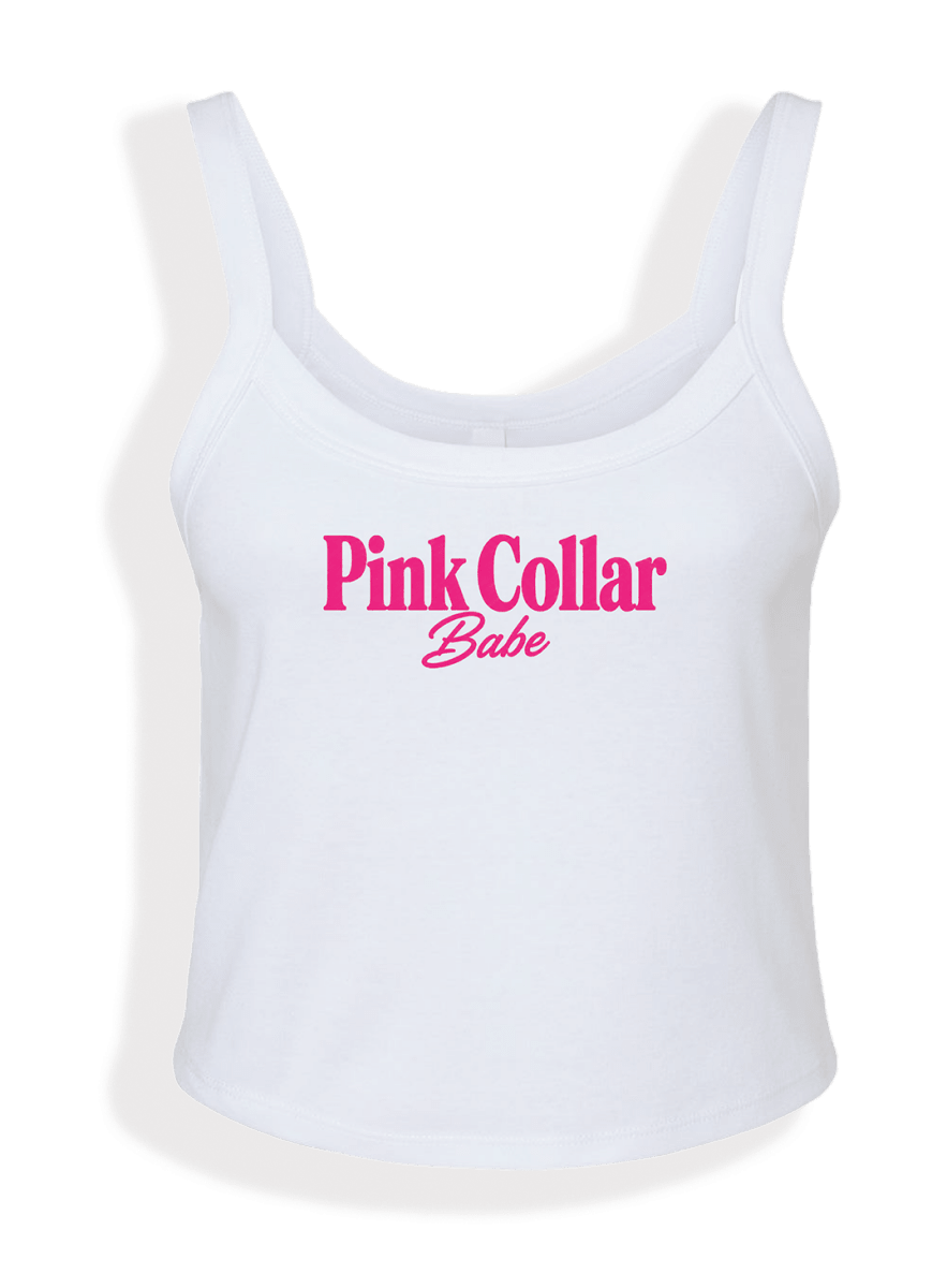 Pink Collar Babe Tank Top | madhatter
