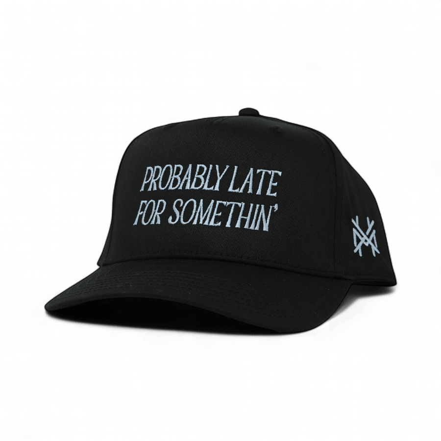 Probably Late Snapback Hat | madhatter