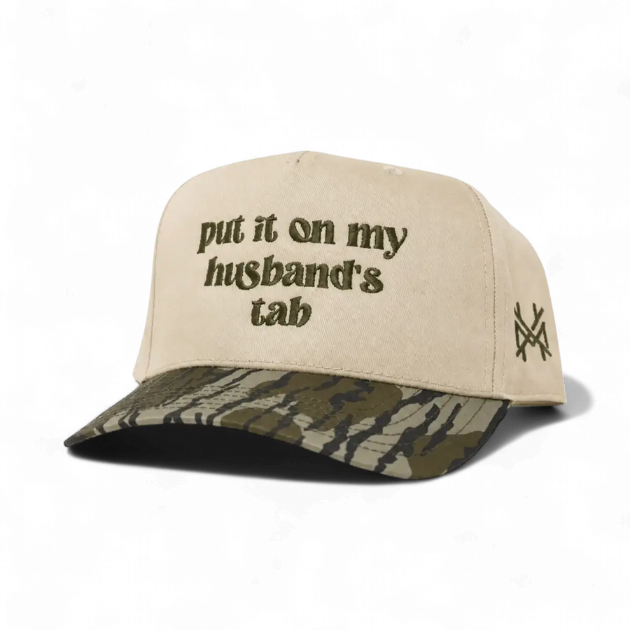 Put it on my Husband's Tab Trucker Hat