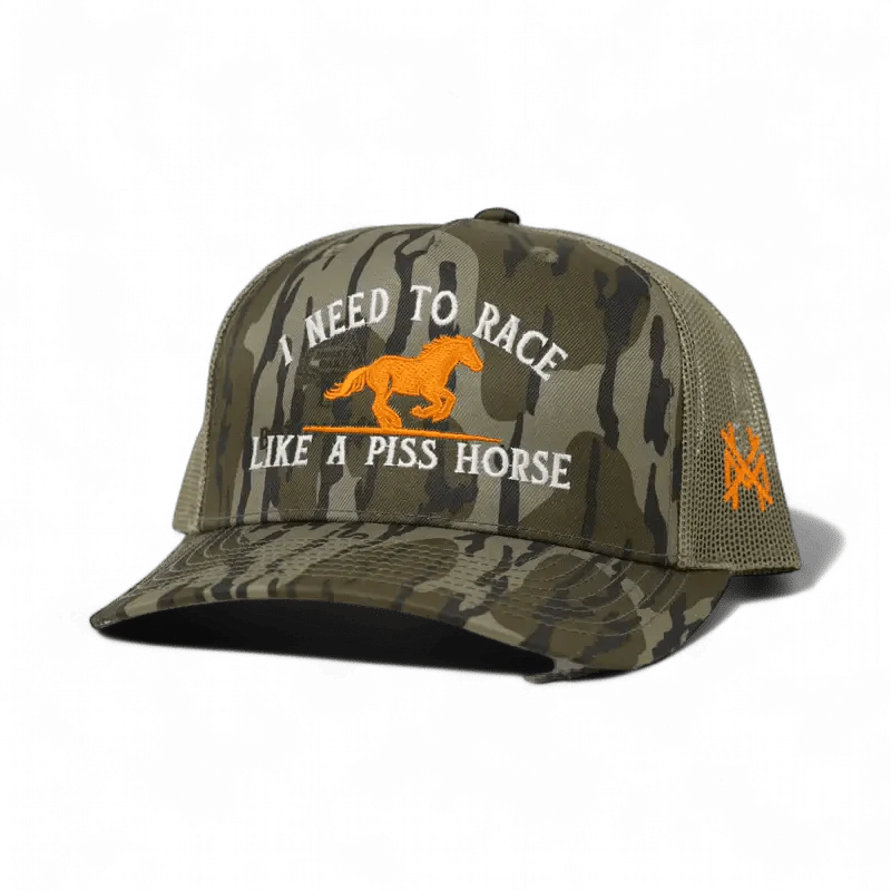 Race Like A Piss Horse Snapback Hat | madhatter