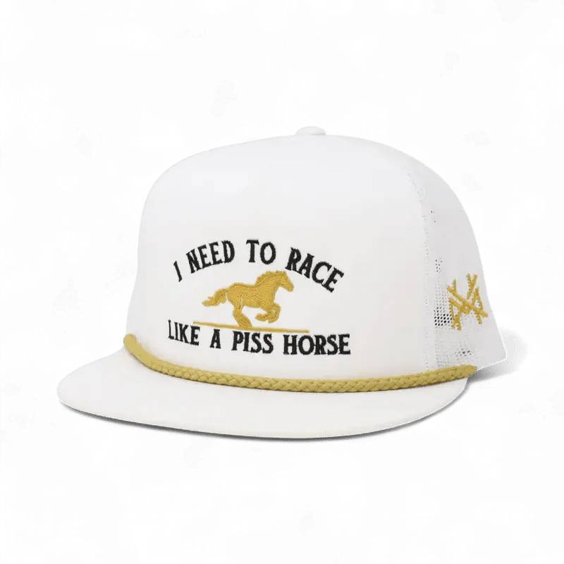 Race Like A Piss Horse Snapback Hat | madhatter