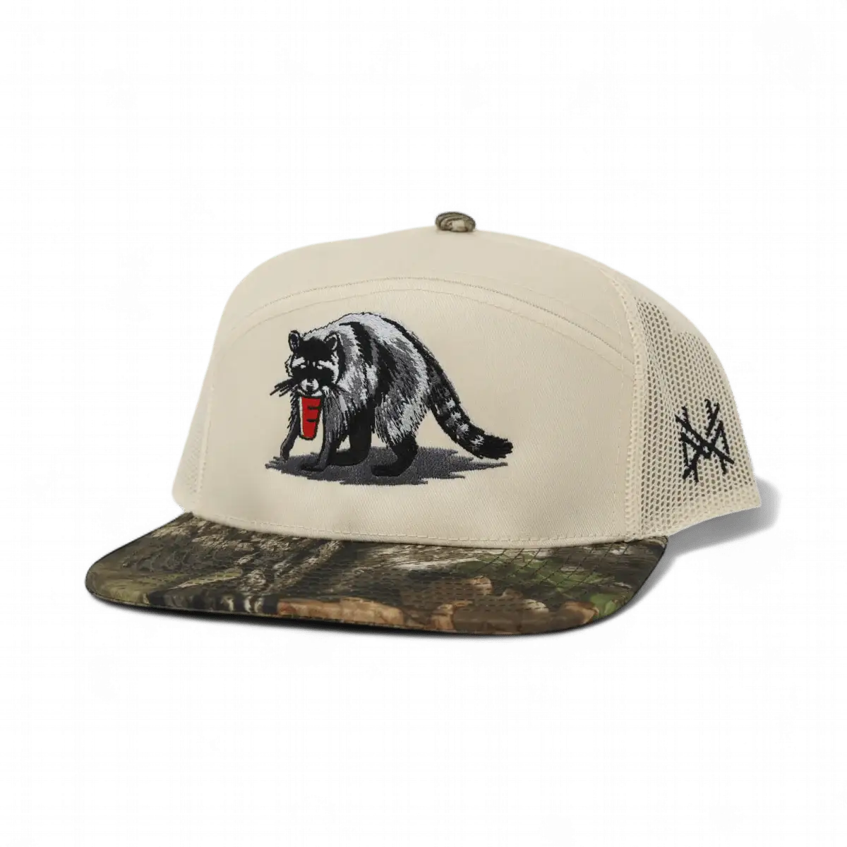 Trash Panda Trucker Hat - Raccoon Rope Snapback Cap - madhatter